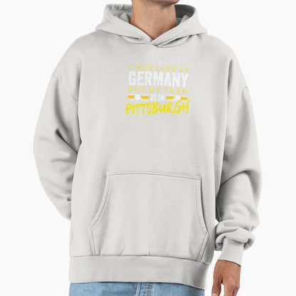 Pittsburgh Football Team Fans From Germany Hoodie - Custom Art Print Unisex - T-Shirt, Sweatshirt, Hoodie
