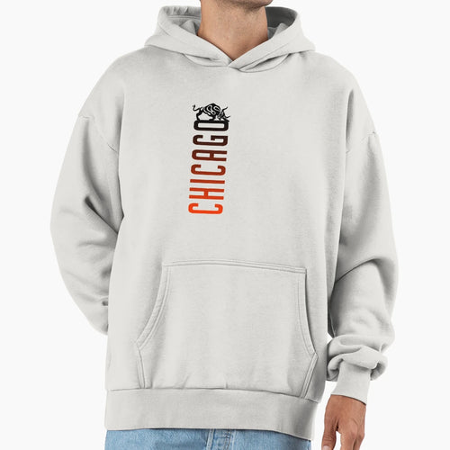 Chicago Hoodie - Minimalist Print Unisex - T-Shirt, Sweatshirt, Hoodie