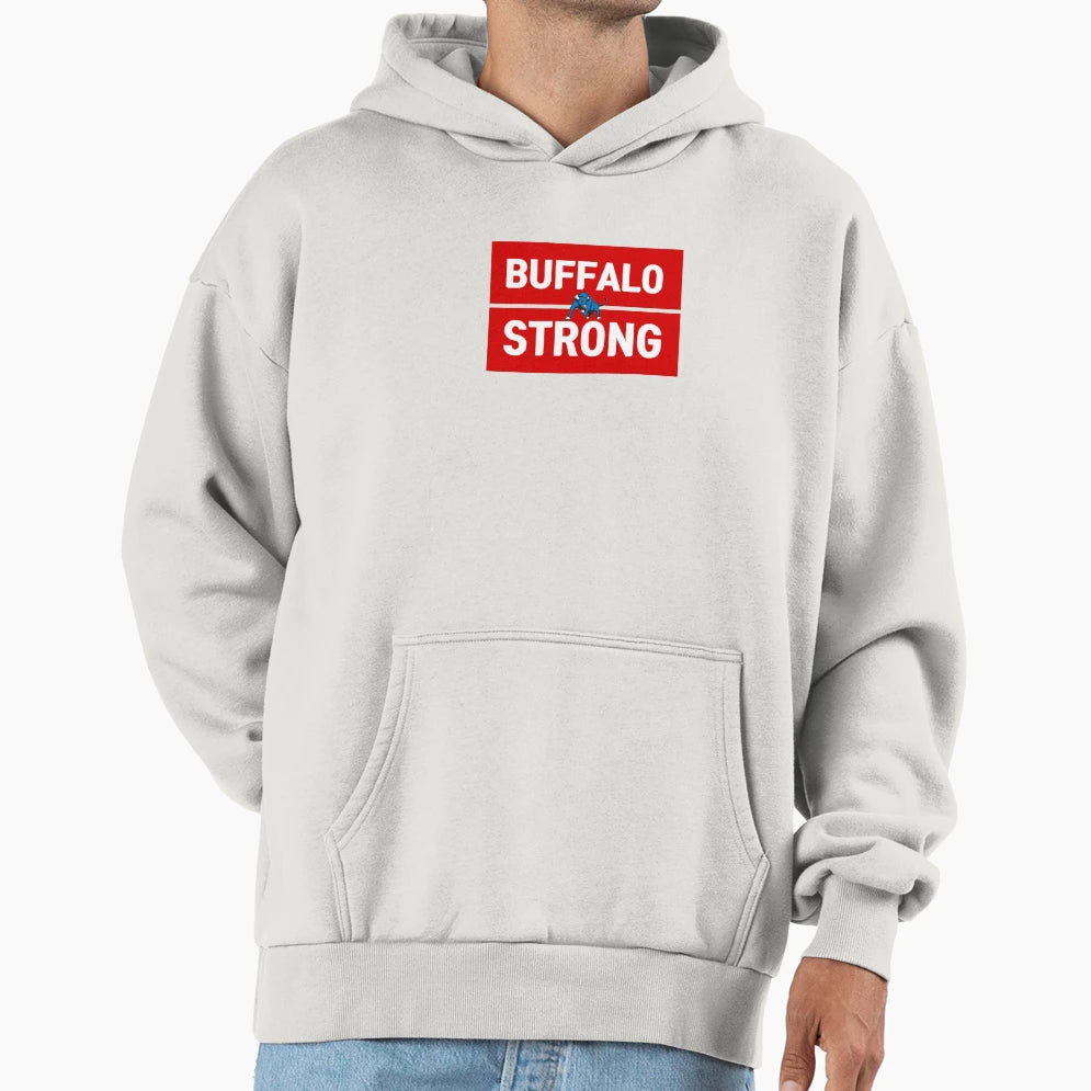 Buffalo Strong Hoodie - Novelty Apparel Men Women - T-Shirt, Sweatshirt, Hoodie