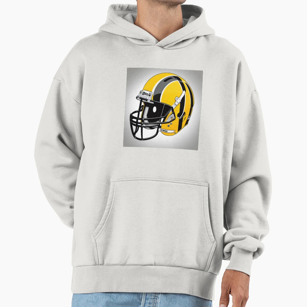 Yellow Gridiron Helmet Friday Hoodie - Casual Everyday Wear for Adults - T-Shirt, Sweatshirt, Hoodie