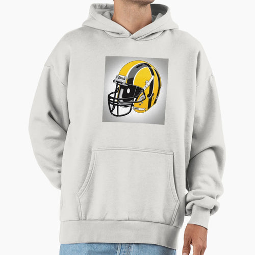 Yellow Gridiron Helmet Friday Hoodie - Casual Everyday Wear for Adults - T-Shirt, Sweatshirt, Hoodie