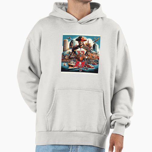 Tampa Bay Buccaneers Energy Artwork Hoodie - Trendy Graphic for Adults - T-Shirt, Sweatshirt, Hoodie