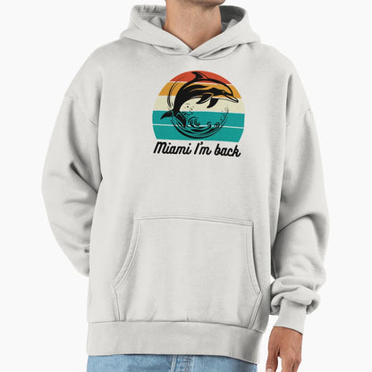Back Miami Dolphins Hoodie - Aesthetic Graphic Men Women - T-Shirt, Sweatshirt, Hoodie
