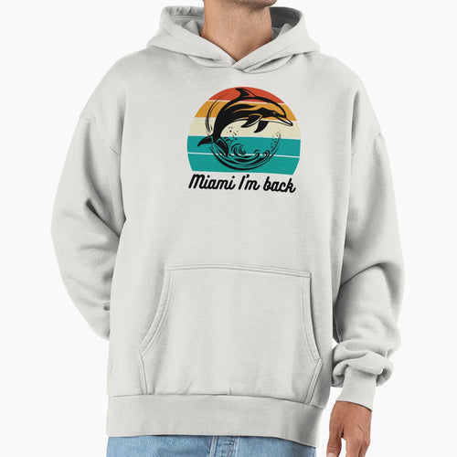 Back Miami Dolphins Hoodie - Aesthetic Graphic Men Women - T-Shirt, Sweatshirt, Hoodie