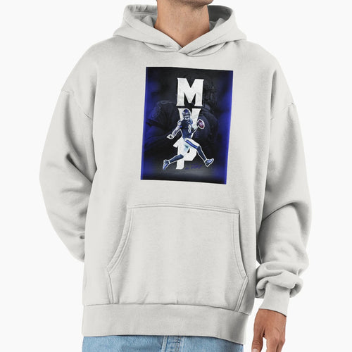 Lamar Baltimore Sports Art Hoodie - Novelty Apparel for Adults - T-Shirt, Sweatshirt, Hoodie
