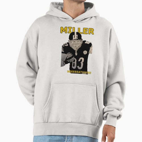 Pittsburgh Legend 83 Miller Hoodie - Graphic Print for Adults - T-Shirt, Sweatshirt, Hoodie