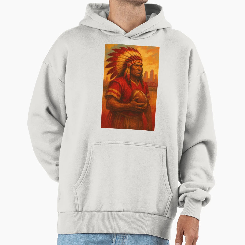 Kansas City Football V4 Hoodie - Trendy Graphic Men Women - T-Shirt, Sweatshirt, Hoodie