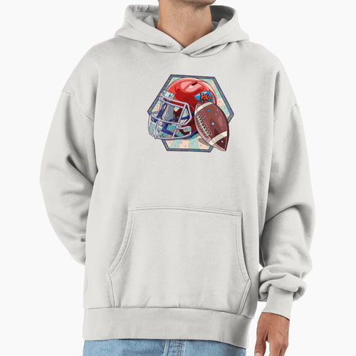 Football Logo Hoodie - Graphic Print Men Women - T-Shirt, Sweatshirt, Hoodie