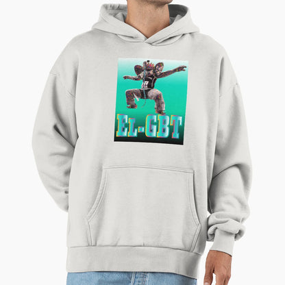 El Gbt Ellie Elephant Pride Hoodie - Unique Graphic Men Women - T-Shirt, Sweatshirt, Hoodie