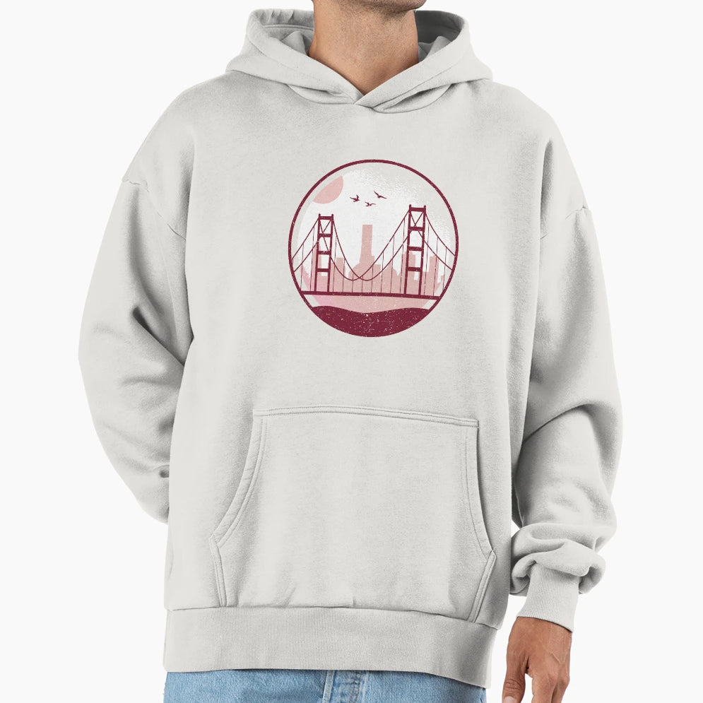 Golden Gate Hoodie - Unique Graphic for Adults - T-Shirt, Sweatshirt, Hoodie