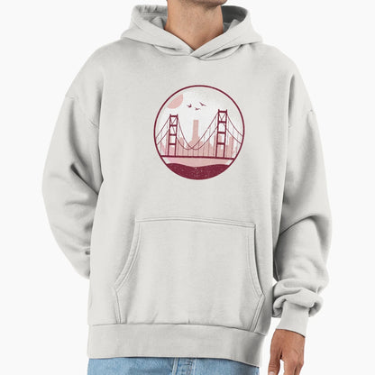Golden Gate Hoodie - Unique Graphic for Adults - T-Shirt, Sweatshirt, Hoodie