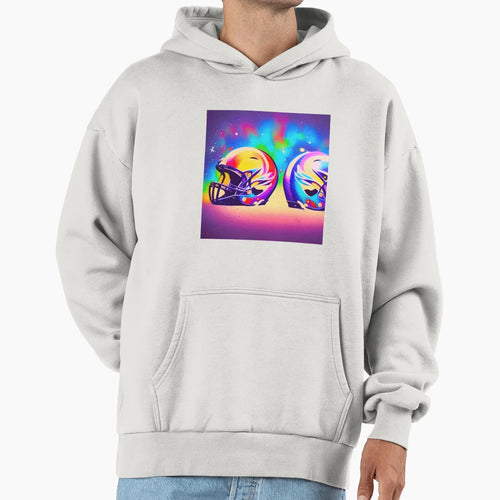 Helmet Harmony Hoodie - Casual Everyday Wear Unisex - T-Shirt, Sweatshirt, Hoodie
