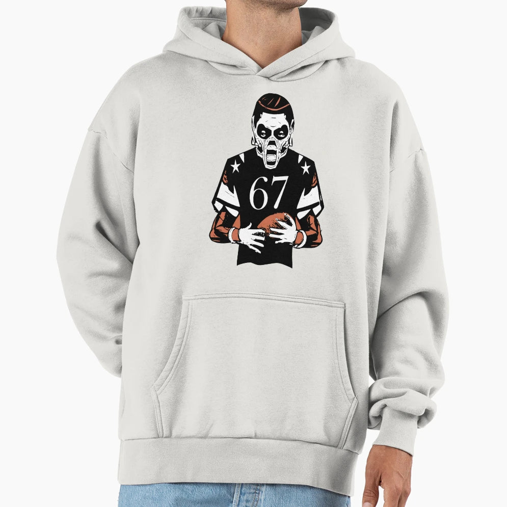 Fearless Gridiron Beast Monster Hoodie - Trendy Graphic for Adults - T-Shirt, Sweatshirt, Hoodie