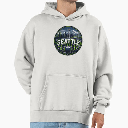 Seattle Football Northwest Sports Logo T-Shirt - Novelty Apparel for Adults - T-Shirt, Sweatshirt, Hoodie