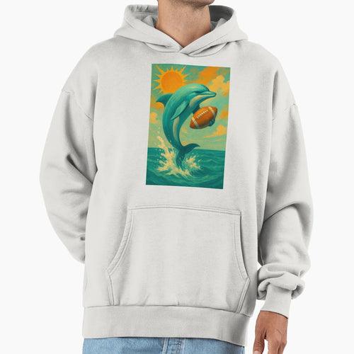 Miami Football V3 Hoodie - Aesthetic Graphic for Adults - T-Shirt, Sweatshirt, Hoodie