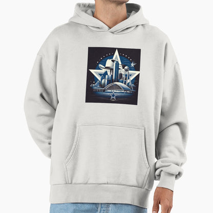Dallas Cowboys Essence Artwork Hoodie - Fun Novelty Design for Adults - T-Shirt, Sweatshirt, Hoodie