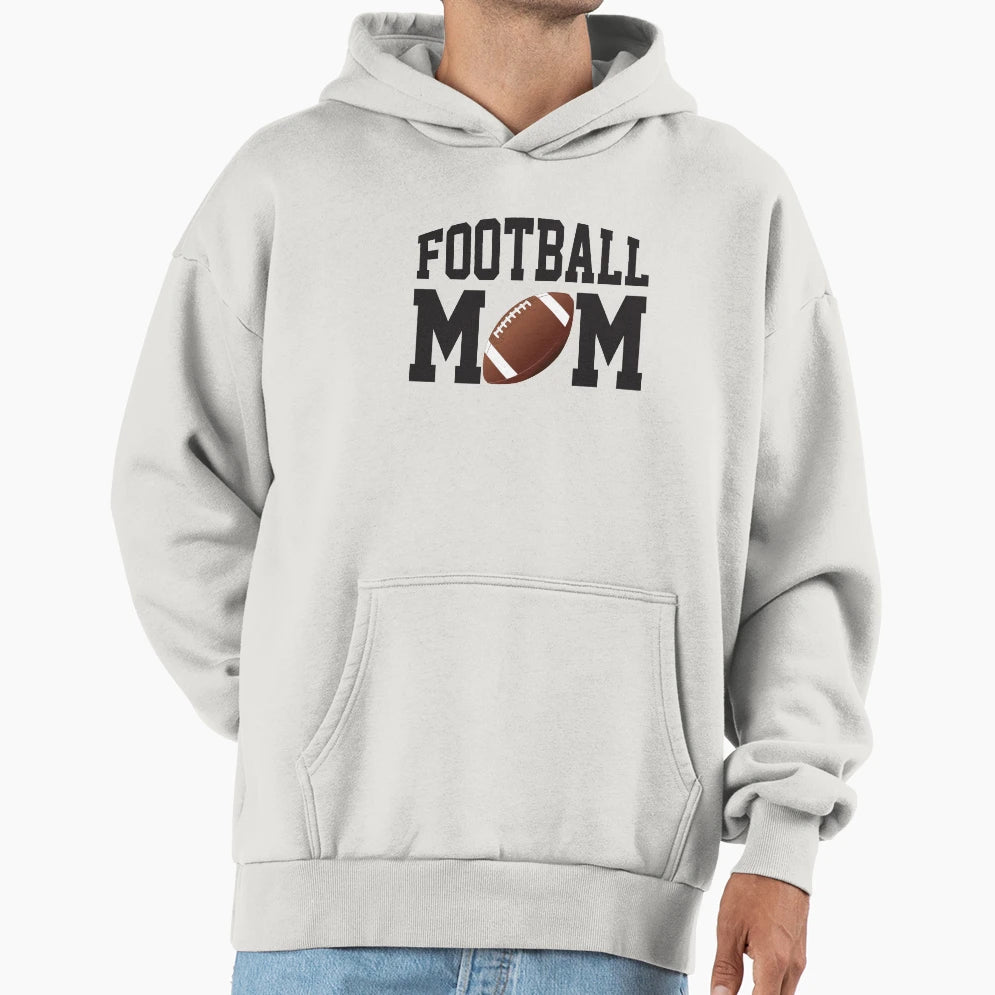 Fun Football Mom Hoodie - Unique Graphic for Adults - T-Shirt, Sweatshirt, Hoodie