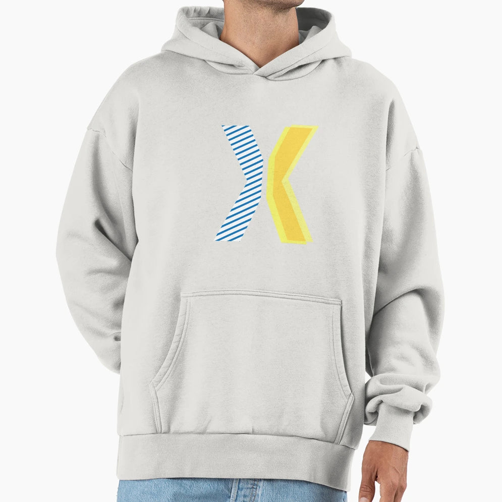 Blue And Greek Chi X Hoodie - Custom Art Print Men Women - T-Shirt, Sweatshirt, Hoodie
