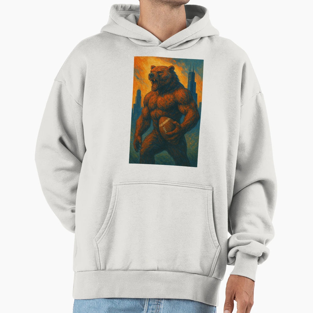 Chicago Football V4 Hoodie - Streetwear Style Men Women - T-Shirt, Sweatshirt, Hoodie
