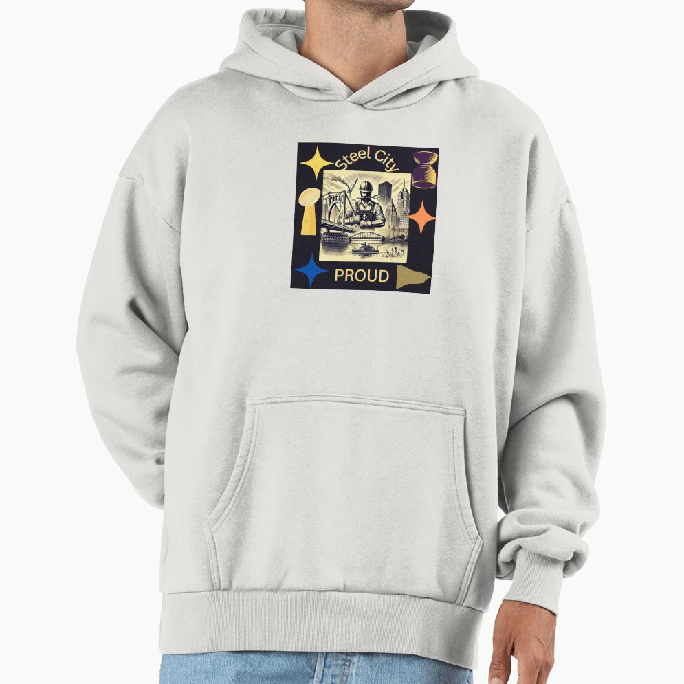 Pittsburgh Proud Hoodie - Novelty Apparel Unisex - T-Shirt, Sweatshirt, Hoodie