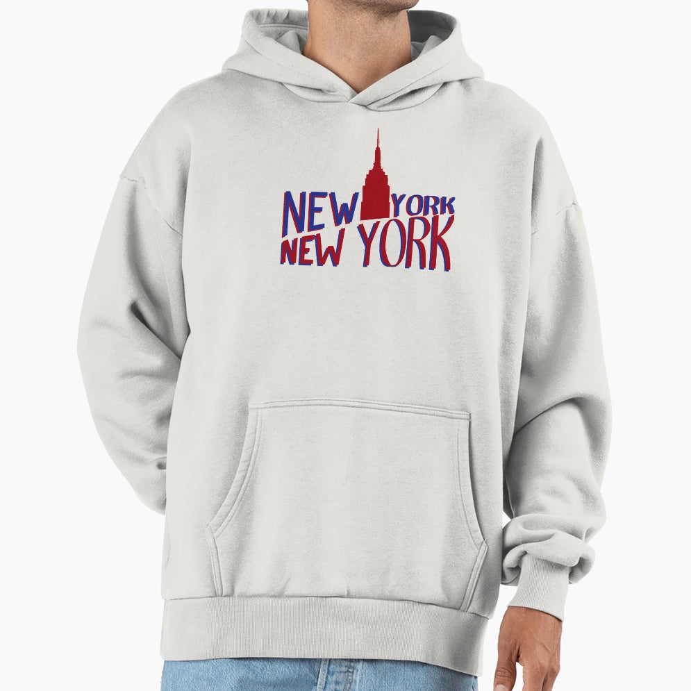 New York Lettering Hoodie - Aesthetic Graphic Unisex - T-Shirt, Sweatshirt, Hoodie
