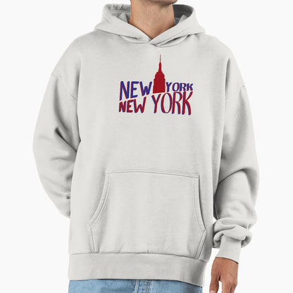 New York Lettering Hoodie - Aesthetic Graphic Unisex - T-Shirt, Sweatshirt, Hoodie