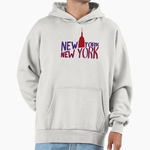 New York Lettering Hoodie - Aesthetic Graphic Unisex - T-Shirt, Sweatshirt, Hoodie