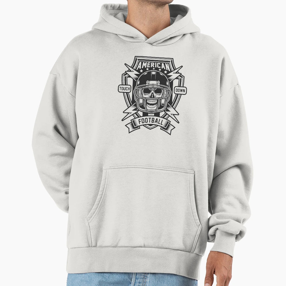 American Football Hoodie - Fun Novelty Design Men Women - T-Shirt, Sweatshirt, Hoodie