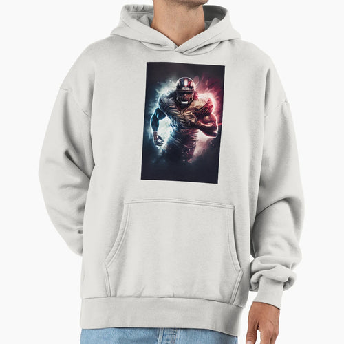 American Football Player Hoodie - Casual Everyday Wear for Adults - T-Shirt, Sweatshirt, Hoodie