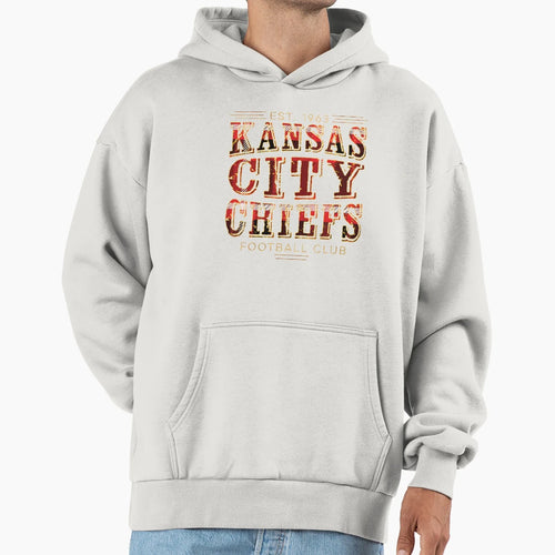 Kc Chiefs Plaid Artwork Hoodie - Graphic Print for Adults - T-Shirt, Sweatshirt, Hoodie