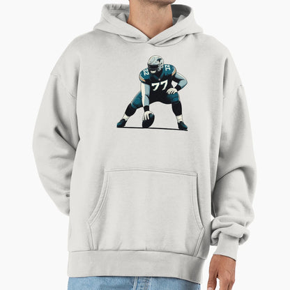 Offensive Lineman Hoodie - Streetwear Style Men Women - T-Shirt, Sweatshirt, Hoodie