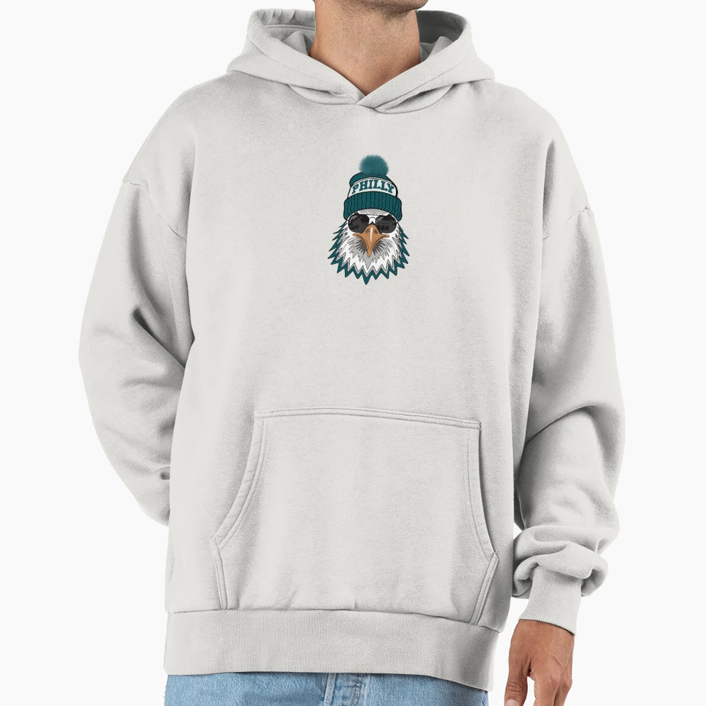 Eagle Beanie Hoodie - Aesthetic Graphic Men Women - T-Shirt, Sweatshirt, Hoodie
