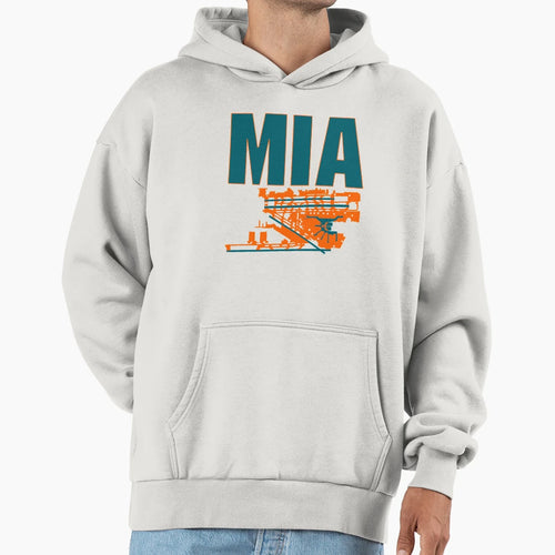 Miami Airport Hoodie - Casual Everyday Wear for Adults - T-Shirt, Sweatshirt, Hoodie