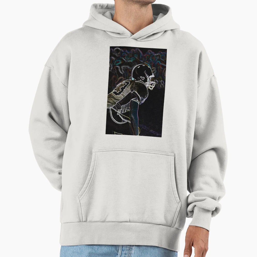 American Footballer Hoodie - Streetwear Style Men Women - T-Shirt, Sweatshirt, Hoodie