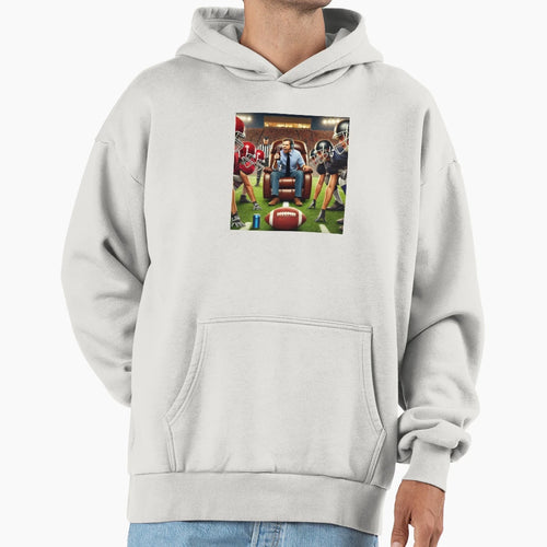 Armchair Quarterback Hoodie - Custom Art Print for Adults - T-Shirt, Sweatshirt, Hoodie