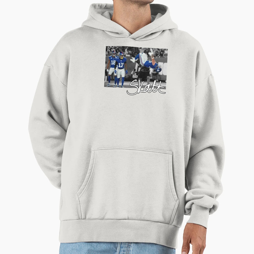 Cam Skattebo Backflip Celebration Hoodie - Custom Art Print for Adults - T-Shirt, Sweatshirt, Hoodie