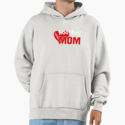 Football Mom Mom Life Football Game Hoodie - Novelty Apparel for Adults - T-Shirt, Sweatshirt, Hoodie