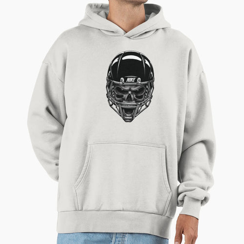 American Football Skull Hoodie - Aesthetic Graphic for Adults - T-Shirt, Sweatshirt, Hoodie