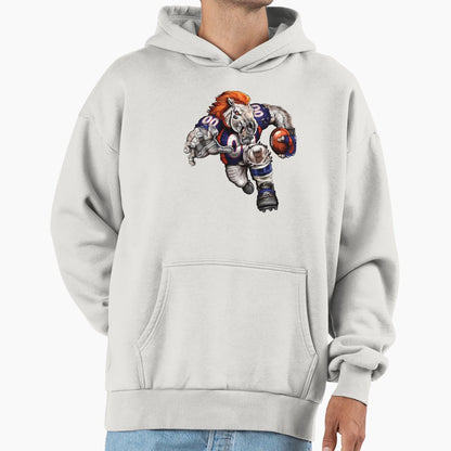 Mascot American Football Hoodie - Custom Art Print for Adults - T-Shirt, Sweatshirt, Hoodie