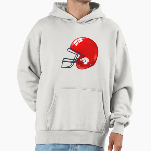 American Football Gridiron Helmets Hoodie - Unique Graphic Unisex - T-Shirt, Sweatshirt, Hoodie
