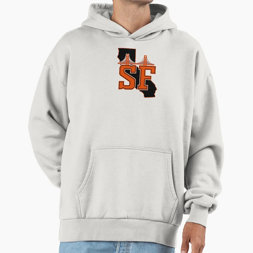 San Fran Bridge Hoodie - Custom Art Print for Adults - T-Shirt, Sweatshirt, Hoodie
