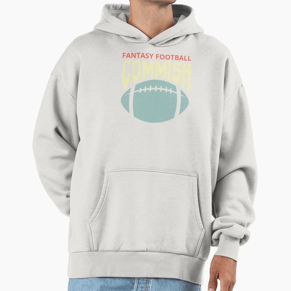 Fantasy Football Commish Hoodie - Aesthetic Graphic Unisex - T-Shirt, Sweatshirt, Hoodie