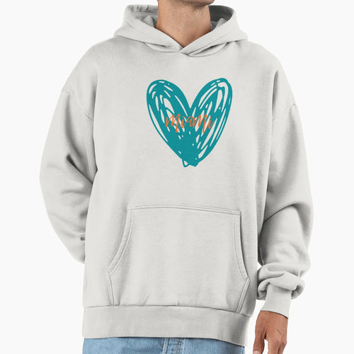 Miami Heart Hoodie - Aesthetic Graphic for Adults - T-Shirt, Sweatshirt, Hoodie