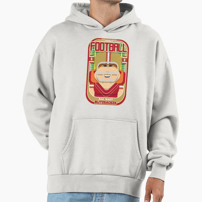 American Football Red And Gold Hail Hoodie - Streetwear Style for Adults - T-Shirt, Sweatshirt, Hoodie