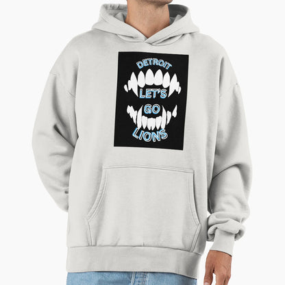 Big Lions Teeth Game Day Collection I Hoodie - Trendy Graphic Unisex - T-Shirt, Sweatshirt, Hoodie