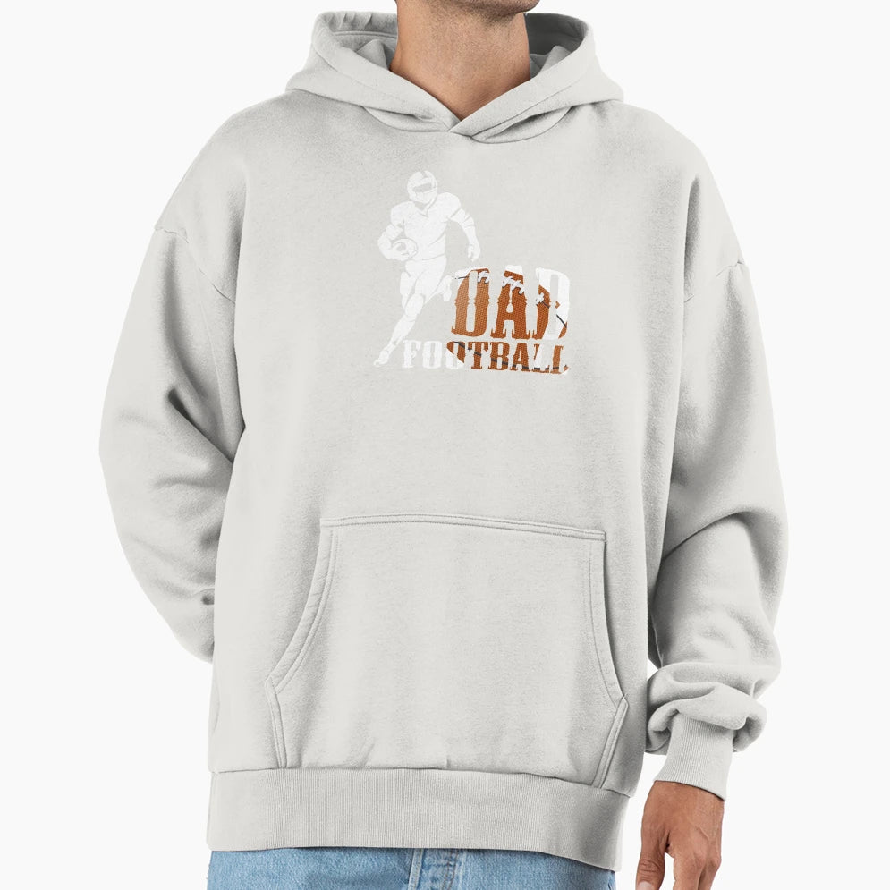 Football Dad Fathers Day Gift 3 T-Shirt - Casual Everyday Wear for Adults - T-Shirt, Sweatshirt, Hoodie