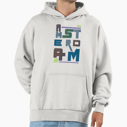 Amsterdam City Hoodie - Fun Novelty Design Unisex - T-Shirt, Sweatshirt, Hoodie