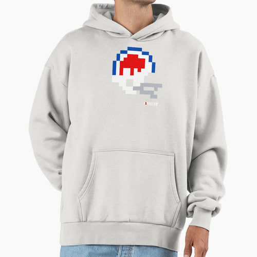 Buf Helmet Tecmo Bowl Hoodie - Novelty Apparel Men Women - T-Shirt, Sweatshirt, Hoodie