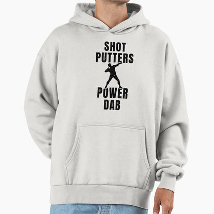 Mens Shotput Power Dab Athlete Gift Hoodie - Graphic Print Men Women - T-Shirt, Sweatshirt, Hoodie