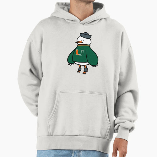 Sebastian Ibis University Miami Hoodie - Streetwear Style for Adults - T-Shirt, Sweatshirt, Hoodie